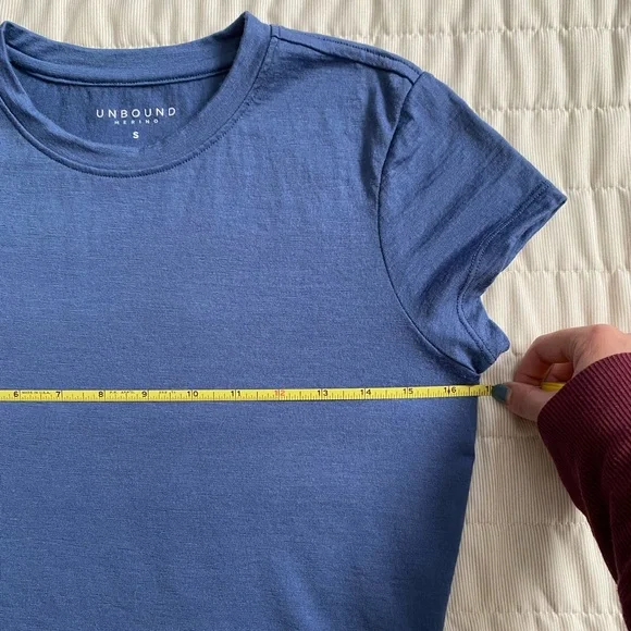 Unbound Women’s Slim Merino Crew Neck T-shirt - Picture 5 of 8